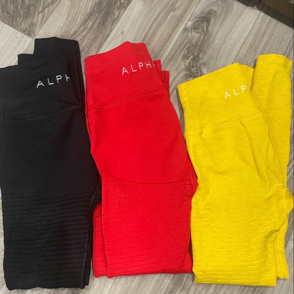 Alphalete Revival Leggings Sz Sm